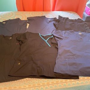 Lot of 6 WonderWink scrub tops 3x